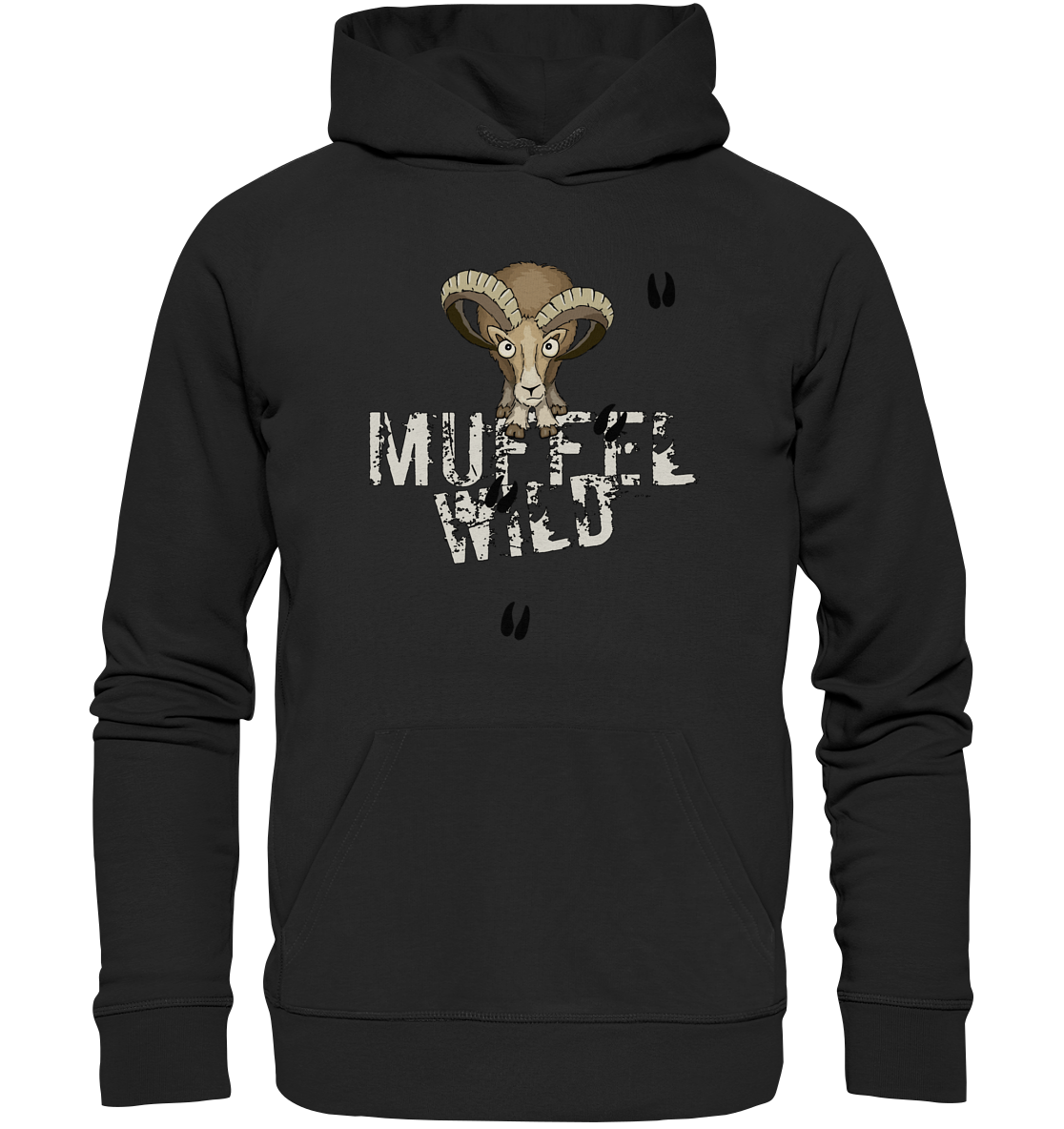 Muffel Wild Mufflon - Organic Hoodie