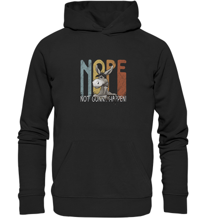 Nope | bockiger Esel - Organic Hoodie