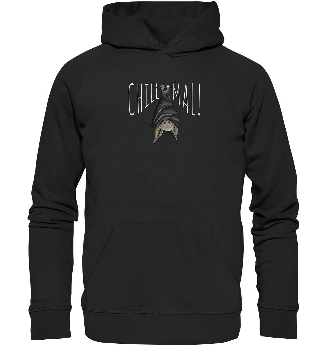 Chill Mal gemütliche Fledermaus - Organic Hoodie