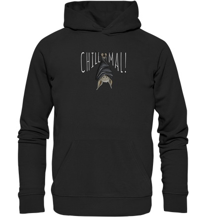 Chill Mal gemütliche Fledermaus - Organic Hoodie