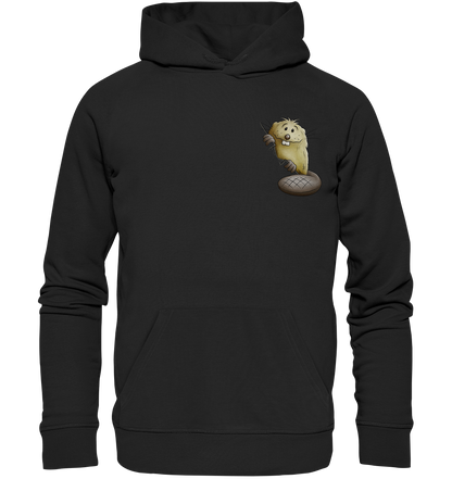 Lustiger frecher Biber - Organic Hoodie
