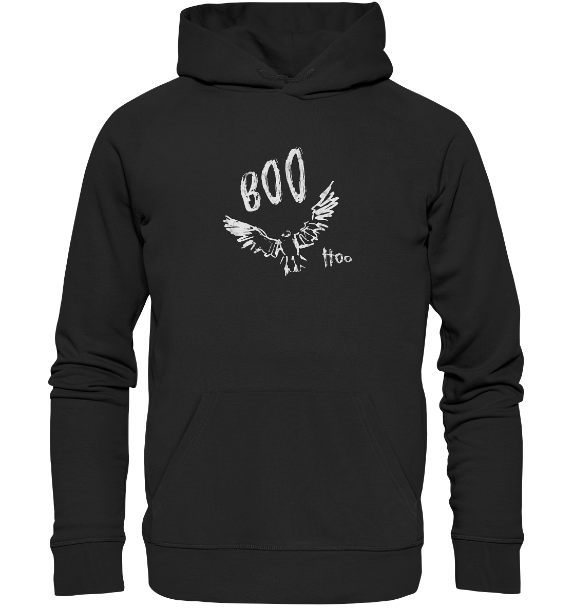 Boo Hoo! Fliegende Eule  - Organic Hoodie