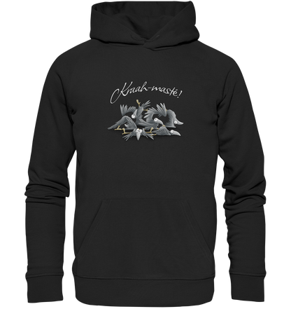 Kraah-masté! Yoga Raben Krähen - Organic Hoodie