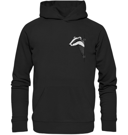 Lässiger Dachs Meister Grimbart - Organic Hoodie