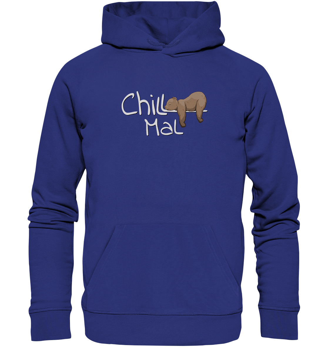Chill Mal schläfriger Braunbär - Organic Hoodie