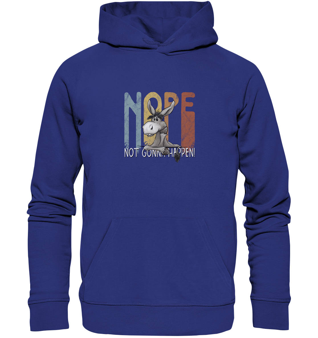 Nope | bockiger Esel - Organic Hoodie