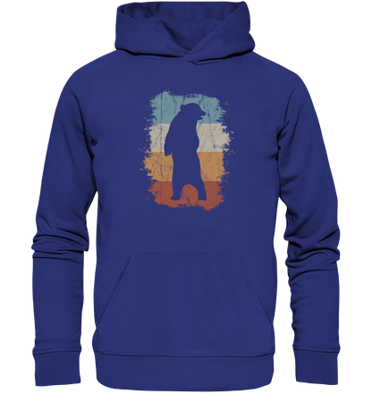 Retro Bären-Silhouette - Organic Hoodie