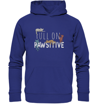 Full On Pawsitive! Gechillte Katzen - Organic Hoodie