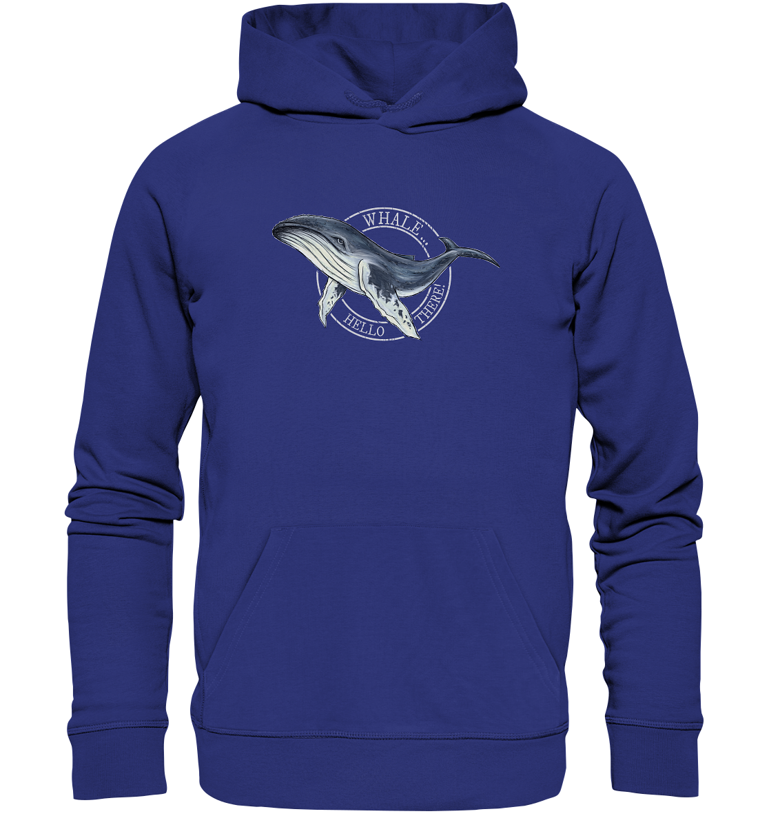 Whale, Hello There | Buckelwal - Organic Hoodie