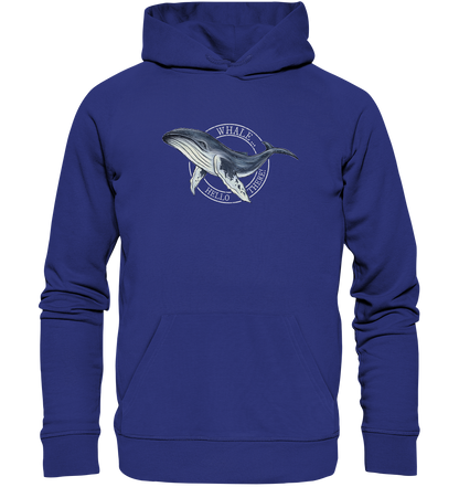 Whale, Hello There | Buckelwal - Organic Hoodie