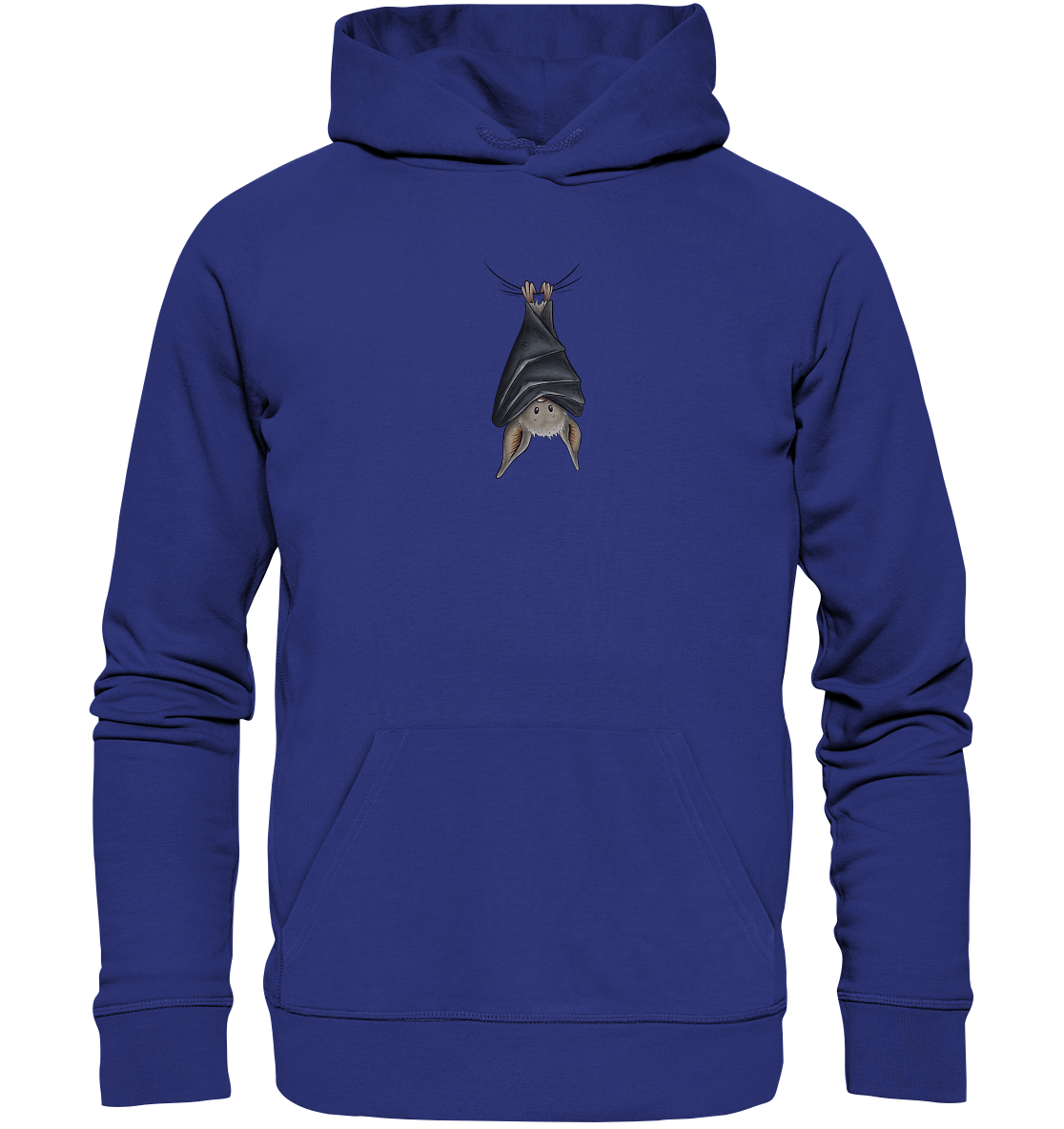 Lustig chillende Fledermaus - Organic Hoodie