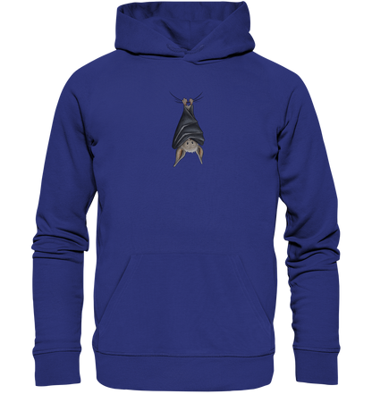 Lustig chillende Fledermaus - Organic Hoodie