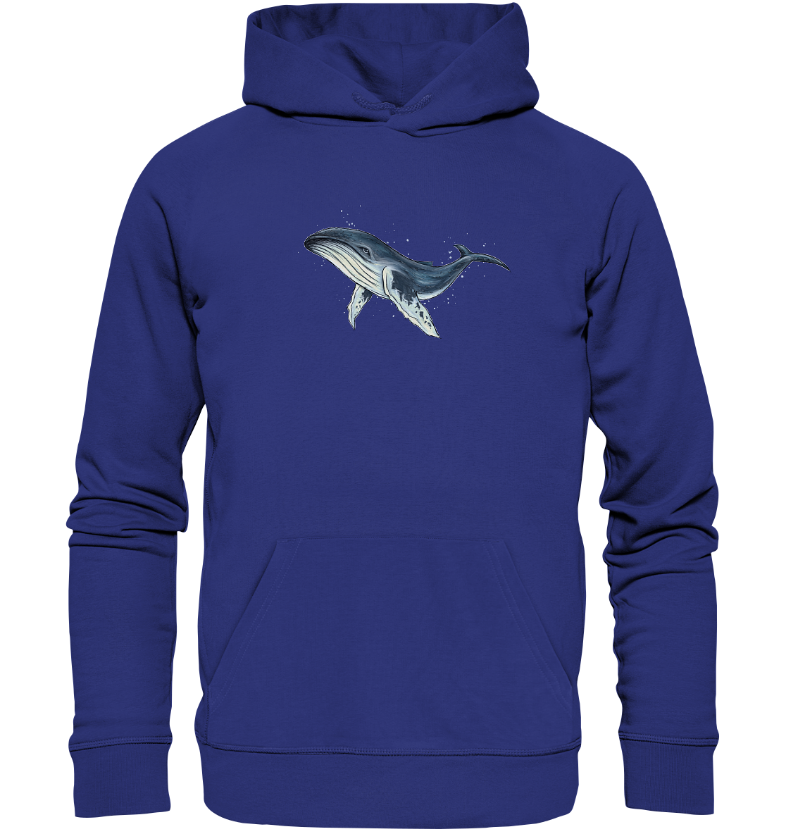 Tiefsee Ozean-Riese Buckelwal - Organic Hoodie