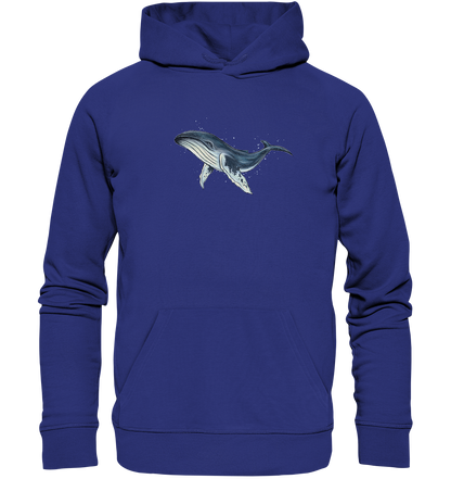 Tiefsee Ozean-Riese Buckelwal - Organic Hoodie