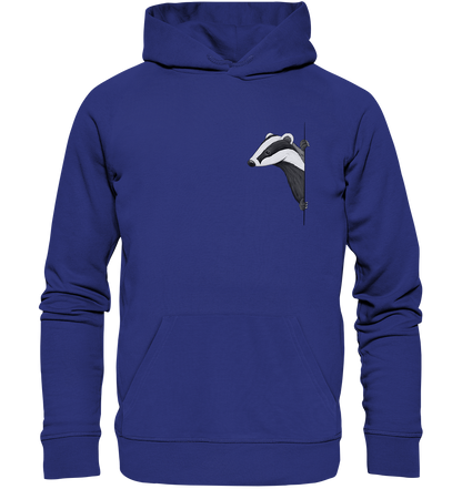 Lässiger Dachs Meister Grimbart - Organic Hoodie