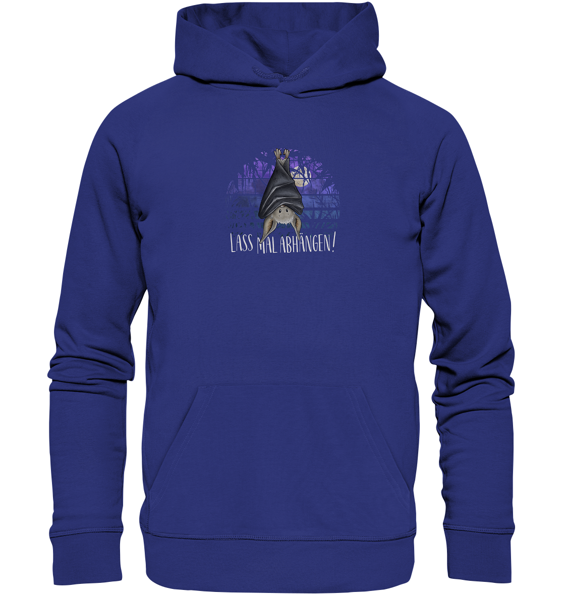 Lass mal abhängen Fledermaus - Organic Hoodie