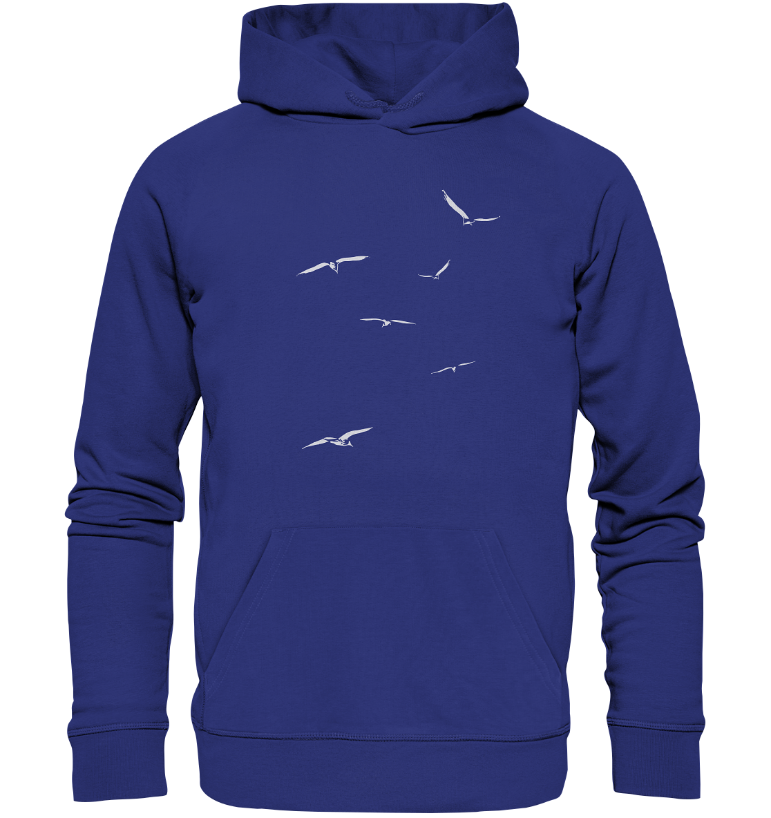 Vogelschwarm – Traum vom Fliegen - Organic Hoodie