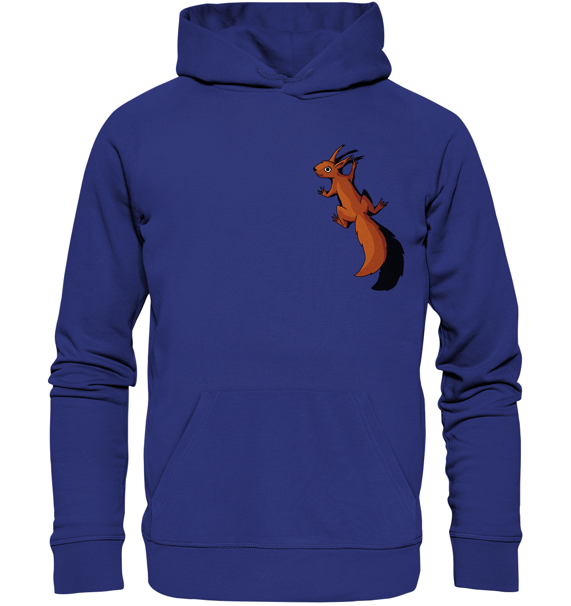 Süßes Eichhörnchen klettert - Organic Hoodie