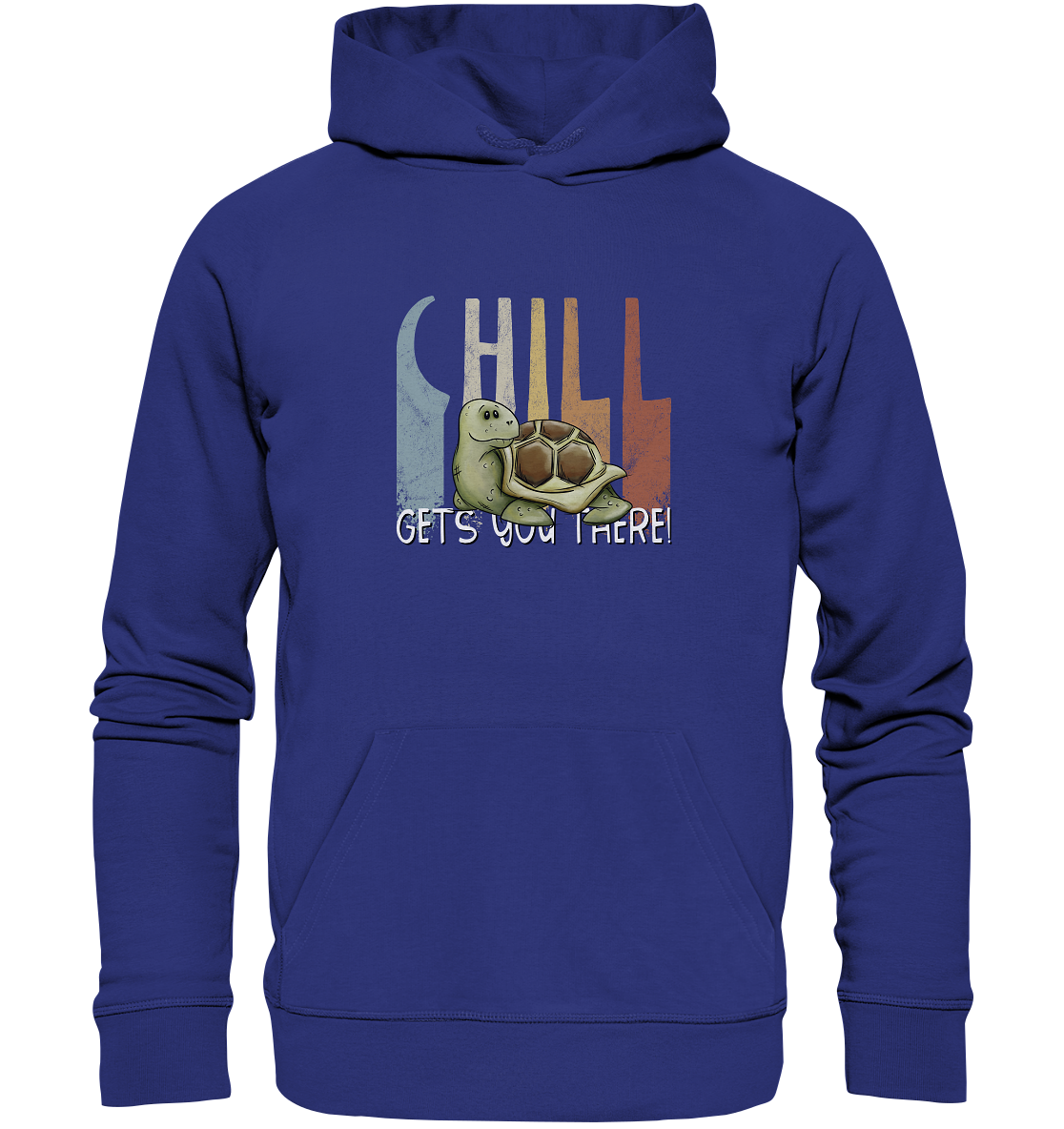 Gechillt gemütliche Schildkröte - Organic Hoodie