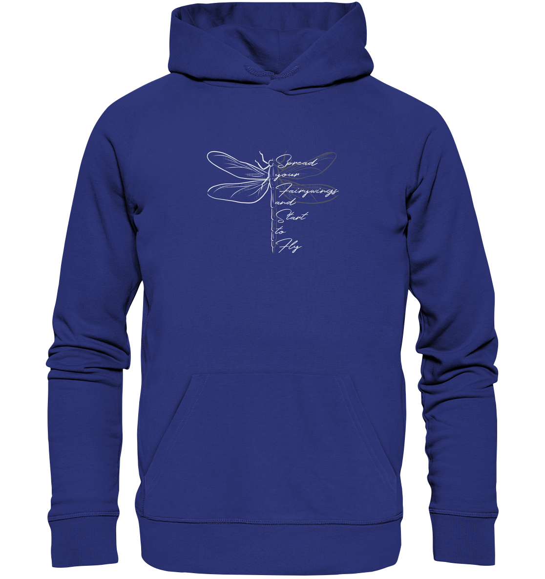 Breite die Flügel aus und flieg los | Libelle - Organic Hoodie