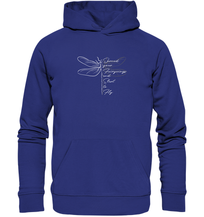 Breite die Flügel aus und flieg los | Libelle - Organic Hoodie