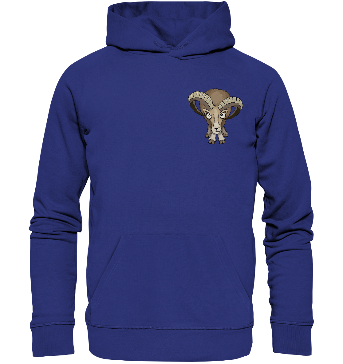 Bockiges Mufflon Widder Schafbock - Organic Hoodie