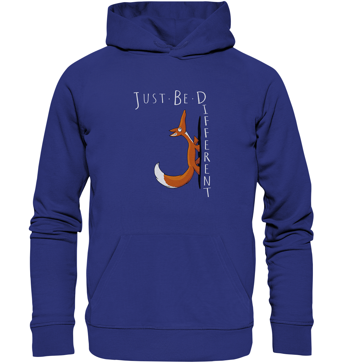Just Be Different | Sei Anders, kleiner Fuchs - Organic Hoodie