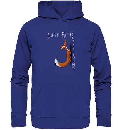 Just Be Different | Sei Anders, kleiner Fuchs - Organic Hoodie