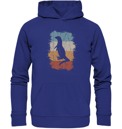 Retro Otter Fischotter Silhouette - Organic Hoodie