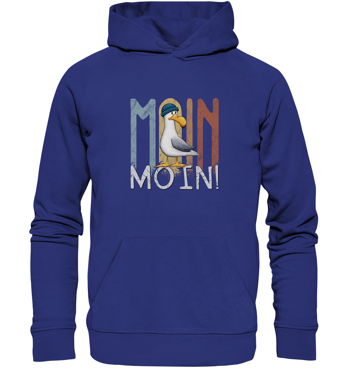 Moin Moin norddeutsche Möwe - Organic Hoodie