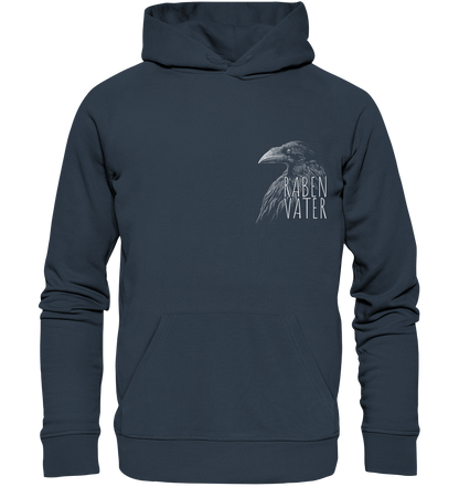 Rabenvater schwarzer Rabe Krähe - Organic Hoodie
