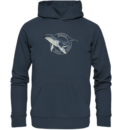 Whale, Hello There | Buckelwal - Organic Hoodie