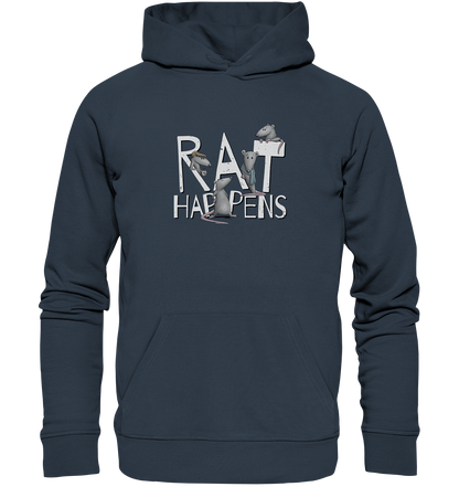Rat Happens Ratten - Organic Hoodie