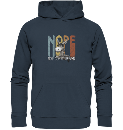 Nope | bockiger Esel - Organic Hoodie