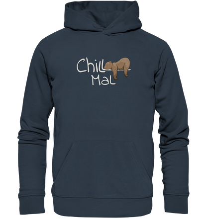 Chill Mal schläfriger Braunbär - Organic Hoodie
