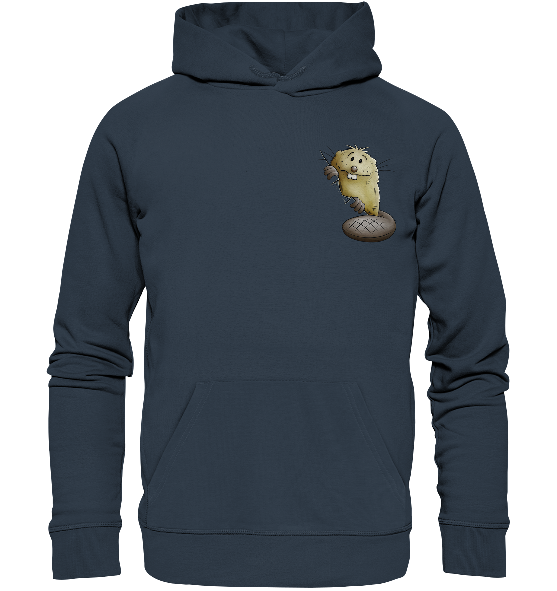 Lustiger frecher Biber - Organic Hoodie