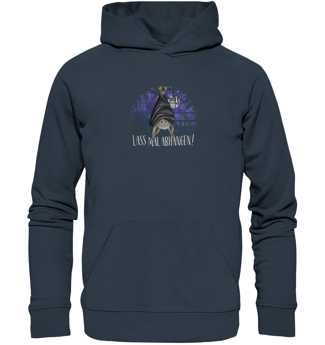 Lass mal abhängen Fledermaus - Organic Hoodie