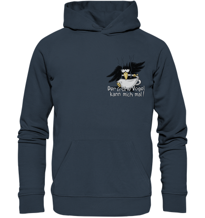 Der frühe Vogel kann mich mal | Kaffee Rabe - Organic Hoodie