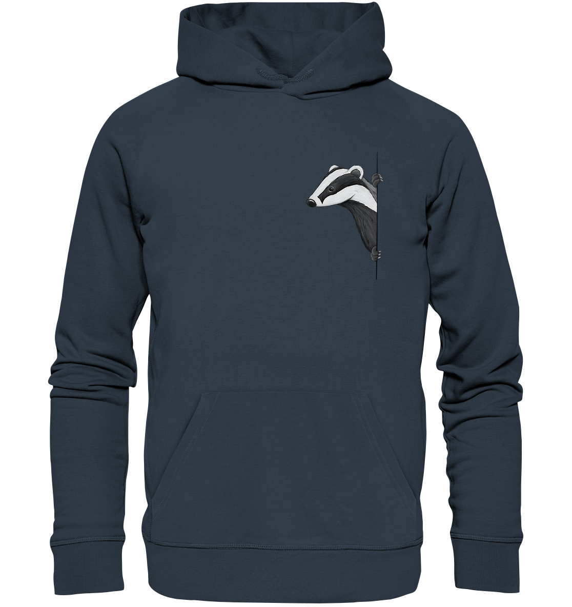 Lässiger Dachs Meister Grimbart - Organic Hoodie