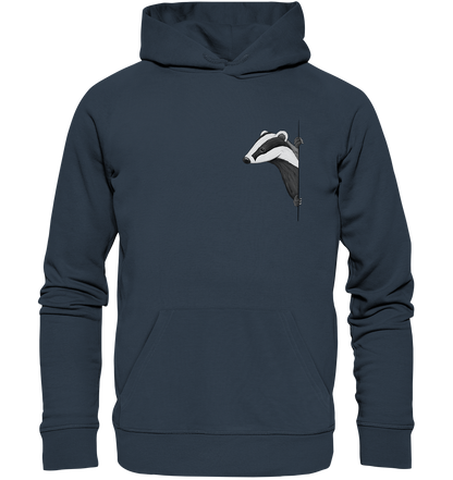 Lässiger Dachs Meister Grimbart - Organic Hoodie