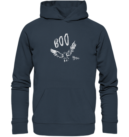 Boo Hoo! Fliegende Eule  - Organic Hoodie