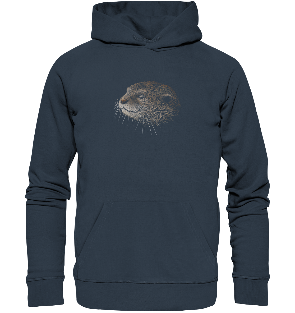 Otter Bleistift Zeichnung KritzelKunst - Organic Hoodie