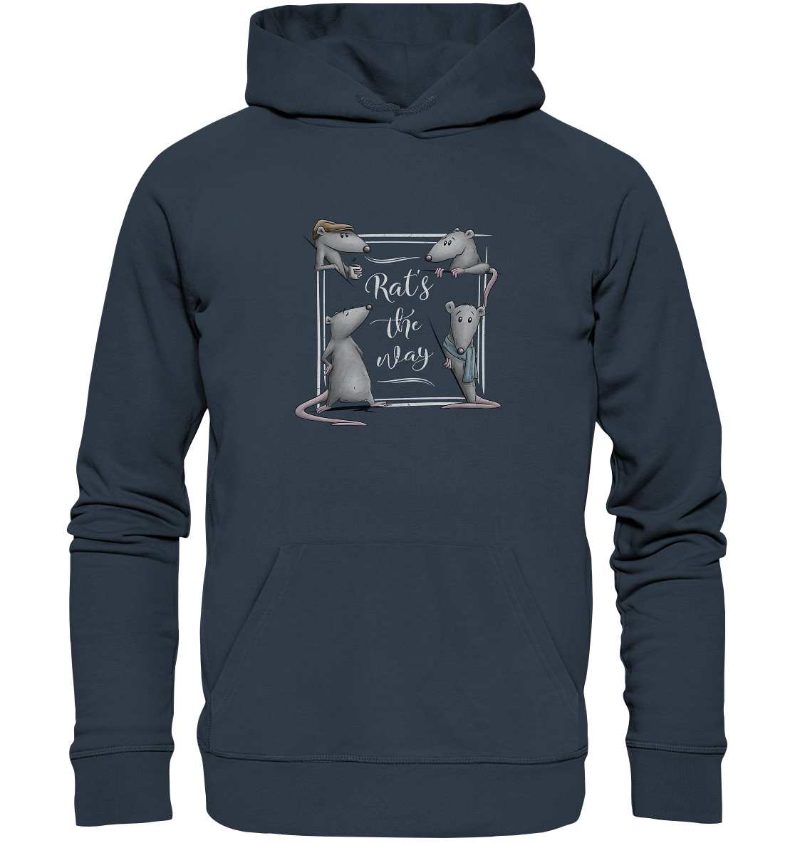 Rat’s The Way Kaffeehaus Ratten - Organic Hoodie