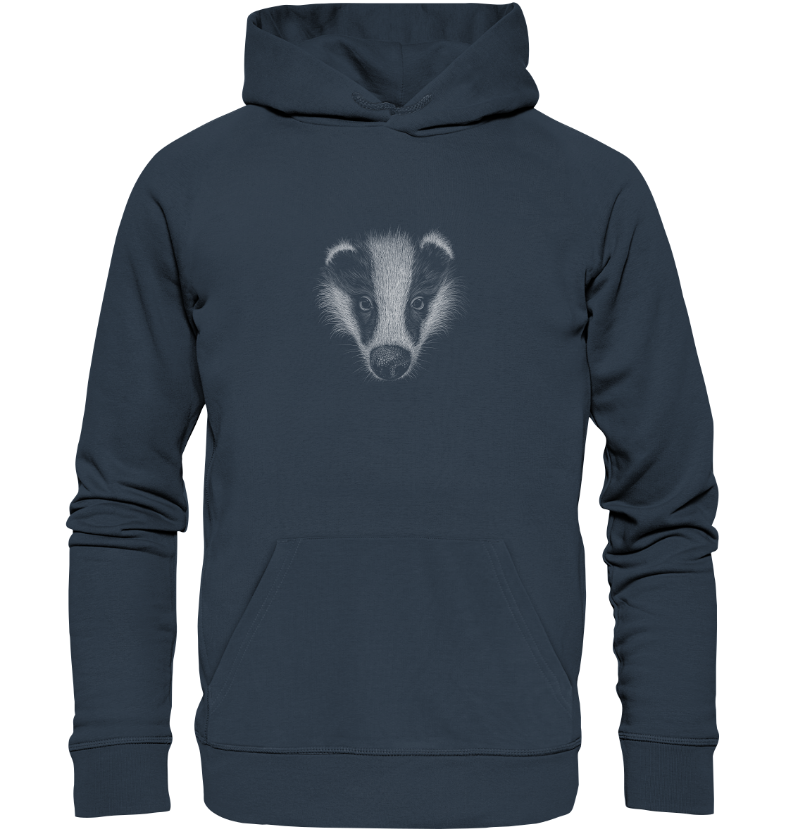 Kritzel-Kunst Dachs Illustration - Organic Hoodie