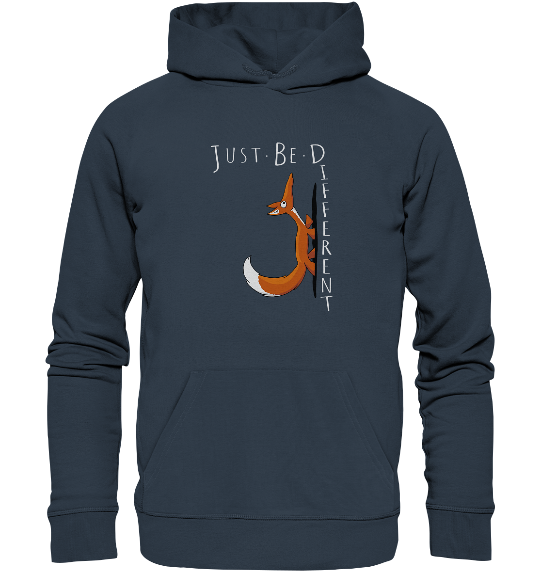 Just Be Different | Sei Anders, kleiner Fuchs - Organic Hoodie
