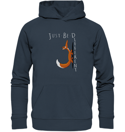 Just Be Different | Sei Anders, kleiner Fuchs - Organic Hoodie