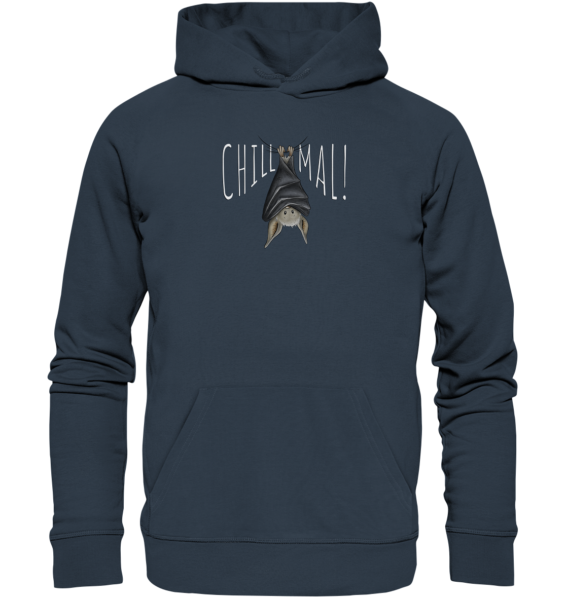 Chill Mal gemütliche Fledermaus - Organic Hoodie