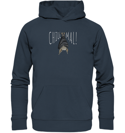Chill Mal gemütliche Fledermaus - Organic Hoodie