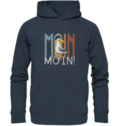 Moin Moin norddeutsche Möwe - Organic Hoodie