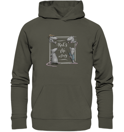 Rat’s The Way Kaffeehaus Ratten - Organic Hoodie